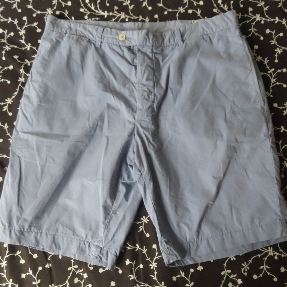 officine generale mens shorts sz 52 blue (34.5-35x9)